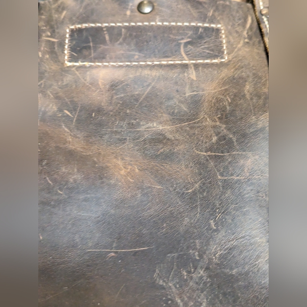 Oak River Leather Mini Market Tote - Picture 13 of 16